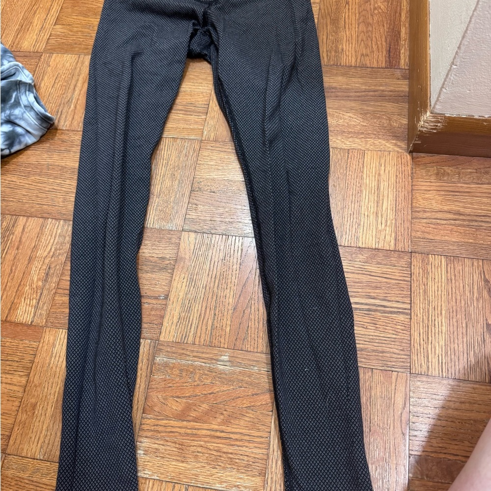 lululemon athletica Black Patterned Leggings